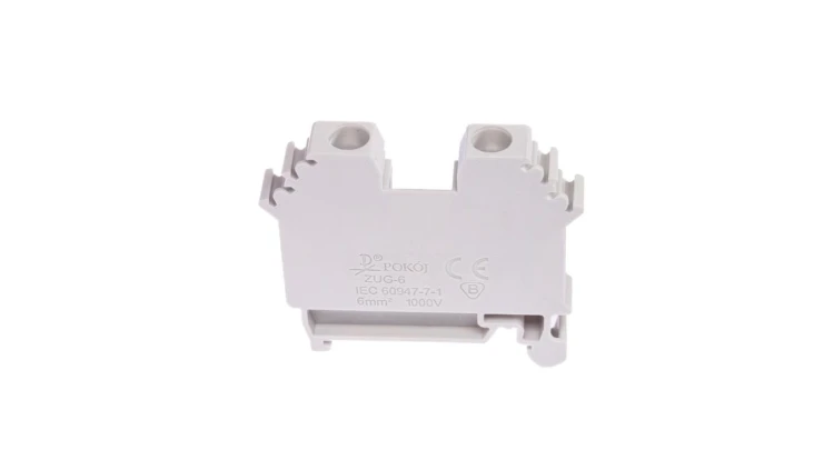 Złączka szynowa 0,5-6 mm2 szara ZUG-6 A11-A338