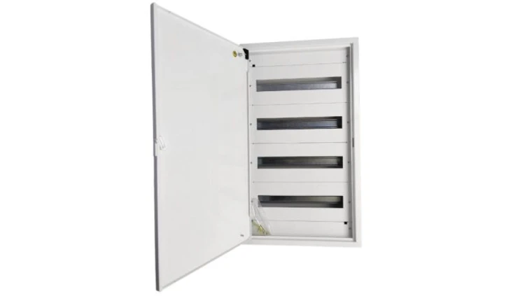 Rozdzielnica natynkowa metalowa 72 modułowa 4x18 436x755x130 RAL9003 IP30 MN72/4/18