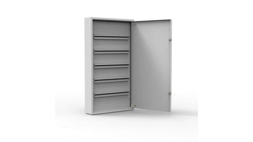 Rozdzielnica natynkowa metalowa 120 modułowa 5x24 544x986x130 RAL9003 IP30 MN120/5/24