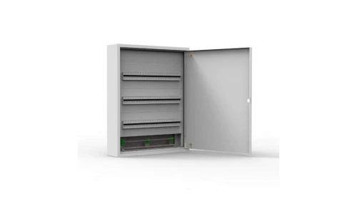 Rozdzielnica natynkowa metalowa 72 modułowa 3x24 544x686x130 RAL9003 IP30 MN72/3/24