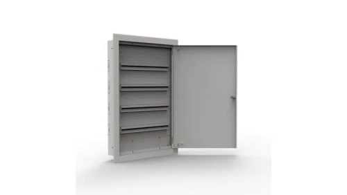 Rozdzielnica natynkowa metalowa 96 modułowa 4x24 544x836x130 RAL9003 IP30 MN96/4/24