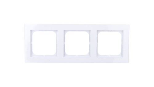 SONATA Ramka potrójna biały mat R-3R/75