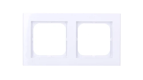 SONATA Ramka podwójna biały mat R-2R/75