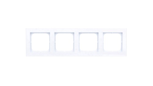 SONATA Ramka poczwórna biały mat R-4R/75