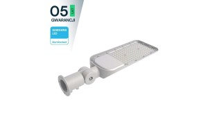 Oprawa Uliczna LED 50W 5740lm 6500K Diody SAMSUNG IP65 Szara 5 Lat Gwarancji Regulowany uchwyt 2120425