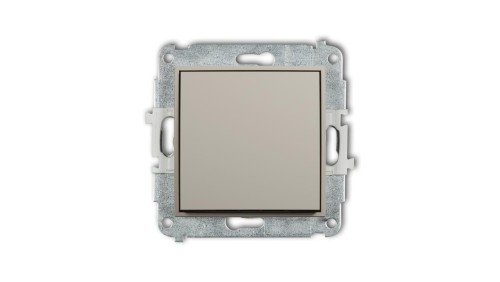 MINI Mechanizm łącznika schodowego (jeden klawisz bez piktogramu) taupe 60MWP-3.1