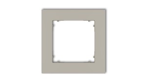 MINI Ramka uniwersalna pojedyncza kwadratowa z tworzywa taupe 60MR-1