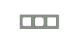 MINI Ramka uniwersalna potrójna kwadratowa z tworzywa szałwiowy 61MR-3