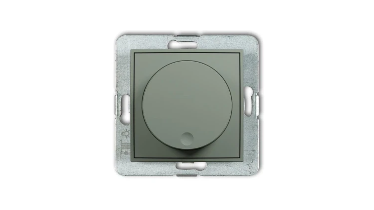 MINI Mechanizm elektronicznego regulatora oświetlenia przyciskowo-obrotowego do lamp LED szałwiowy 61MRO-2