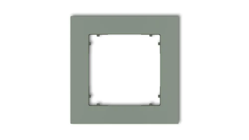 MINI Ramka uniwersalna pojedyncza kwadratowa z tworzywa szałwiowy 61MR-1