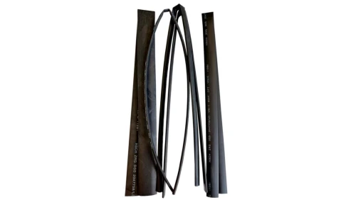 Zestaw rurek termokurczliwych, 3/5/8/10/15-50cm, czarne 08322 /5szt./