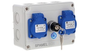 Rozdzielnica SP22-SAA-01 2x3x16A INA=10A IP54 SB-001505-P0030-54