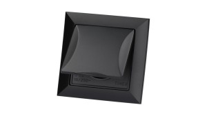 Gniazdo podtynkowe z/u IP44 p/t Pola czarne, 33209