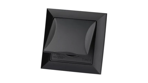 Gniazdo podtynkowe z/u IP44 p/t Pola czarne, 33209