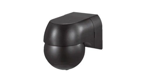 Czujnik ruchu PIR natynkowy IP44 Czarny max 400W LED 23678