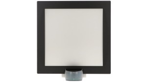 Oprawa ścienna, kinkiet z czujnikiem ruchu i zmierzchu L 20 60W E27 tworzywo sztuczne, antracyt 035693