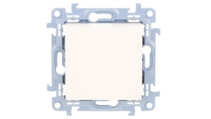 Simon 10 Łącznik uniwersalny – schodowy bez piktogramu (moduł) 10 AX, 250 V~, szybkozłącza biały CW6C.01/X/11