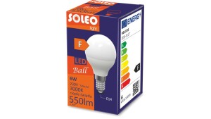 Żarówka LED kulka E14 P45 6W 550lm 3000K 1CT/10 LED-3117