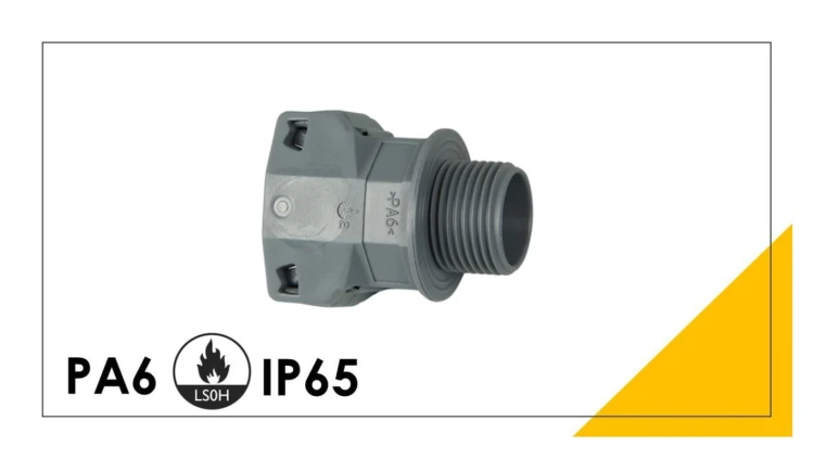 Dławik do peszla ANA-QUICK M20x1,5-NW17 - szary 268.020.0 /1szt./