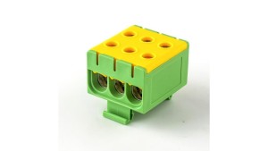 Listwa zaciskowa LZT w korpusie żółto-zielona Cu:2,5-50mm2, Al:6-50mm2 E.4143/Ż-Z