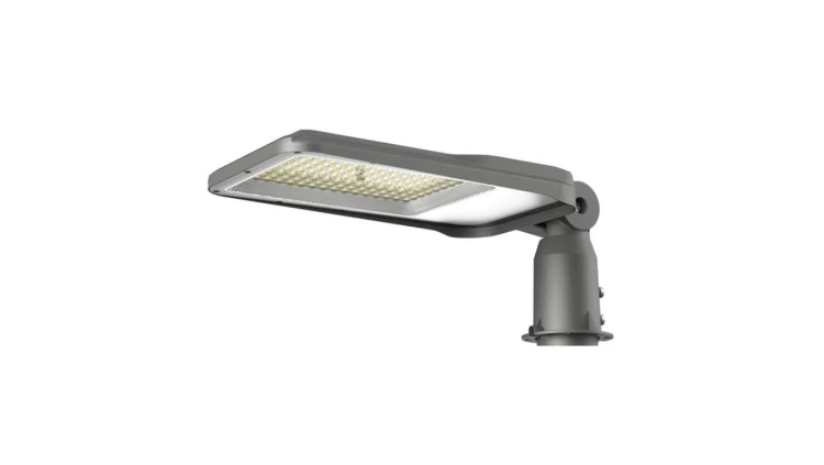 Oprawa Uliczna LED 100W 9400lm 6500K Diody SAMSUNG IP65 Szara 5 Lat Gwarancji Regulowany uchwyt Wymienny Moduł LED 23621