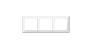 Ramka potrójna, Varia, biała / 46421