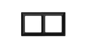 Ramka podwójna, Varia, czarna / 46412