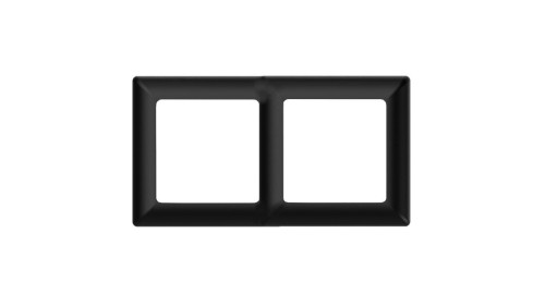 Ramka podwójna, Varia, czarna / 46412