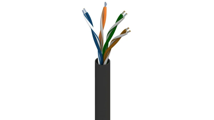 Kabel teleinformatyczny przemysłowy U/UTP kat.5e 4x2x24AWG linka zewnętrzny PVC BL-7924A.0021000 /305m/