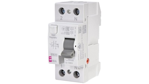 Wyłącznik różnicowoprądowy 2P 40A 0,03A typ A 6kA EFI6-P2 A 40/0.03 002061262