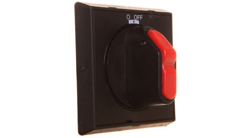 Pokrętło pośrednie metalowe czarne IP65 z blokadą do OT16-125FT OHBS2RJ 1SCA105232R1001