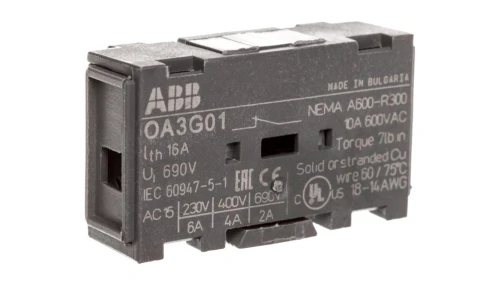 Styk pomocniczy 0Z 1R do rozłączników OT160-4000 OA3G01 1SCA022456R7410
