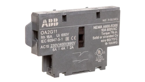 Styk pomocniczy 1Z 1R do rozłączników OT16-125F OA2G11 1SCA022379R8100