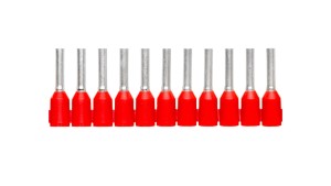 Końcówka tulejkowa 1mm2 czerwona izolowana AI 1,0-8 RD-S 1212523 /1000szt./