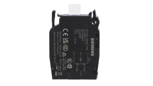 Oprawka blok LED 3 kolory czerwony-żółty-zielony 24V AC-DC montaż czołowy przył śrubowe SIRIUS ACT 3SU1401-1BB24-1AA0