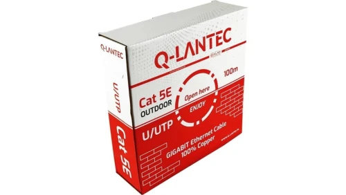 Kabel zewnętrzny UTPz kat.5e U/UTP 4x2x0,5 Q-LANTEC /100m/
