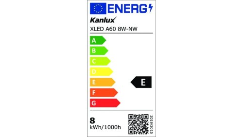 Żarówka LED E27 XLED A60 8W-NW 1055lm 4000K barwa neutralna 33098