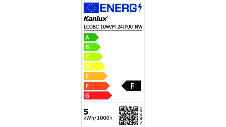 Taśma LED 24V LCOBC 10W/M 24IP00-NW 1000lm/m 4000K Ra90 rolka 50mb 3 lata Gwarancji 38907