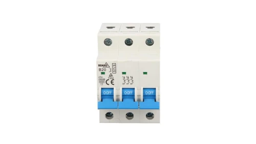 Wyłącznik nadprądowy 3P B 20A 6kA AC A00-S7-3P-B20