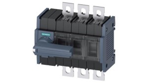 Rozłącznik izolacyjny 3P wlk2 200A napęd obrotowy bezp. szary montaż od frontu z lewej przył. płaskie śrubowe 3KD3632-0NE10-0