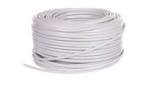 Przewód płaski H03VVH2-F (OMYp) 2x0,75 biały /25m/