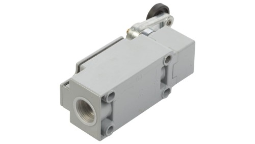 Wyłącznik krańcowy metal 1R 1Z migowy dźwignia z rolką z tworzywa Ø22 PBM1E41PZ11 A37-3480