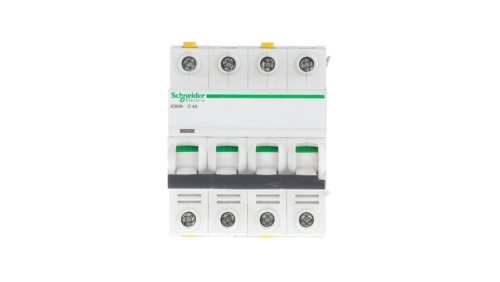 Wyłącznik nadprądowy 4P C 4A 6kA AC iC60N-C4-4 A9F04404