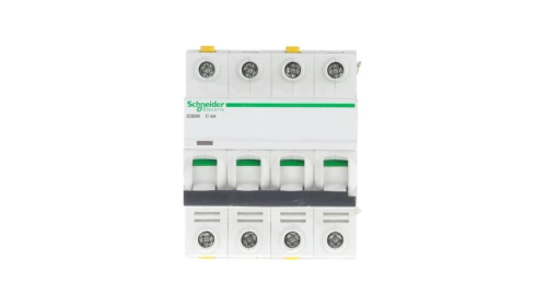 Wyłącznik nadprądowy 4P C 4A 6kA AC iC60N-C4-4 A9F04404
