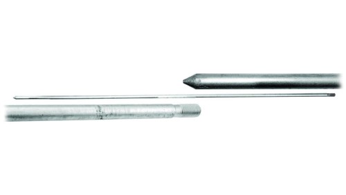 Pręt uziomowy 1,5m fi16mm skręcany OC ocynk galwaniczny (zakończona grotem) R.8056G