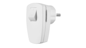 Wtyczka kątowa rozbieralna z łącznikiem unischuko 250V~,16 A, IP20, biała / 12100