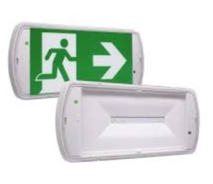 Oprawa awaryjna SafeLite MNM IP65 250lm 1H AT + zestaw 4 piktogramów SL2MNM65G1C4A-AT