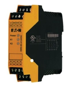 Przekaźnik bezpieczeństwa jednokanałowy ESR5, 4 ścieżki załączenia + 1 ścieżka sygnałowa, 24 V DC ESR5-NO-41-24VDC EP-401060