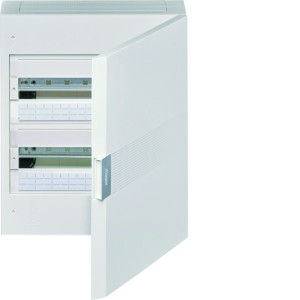 Rozdzielnica modułowa 2x18 natynkowa IP40 drzwi białe VEGA VB218PB