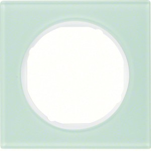 Berker R.3 Ramka pojedyncza szkło hartowane białe 10112209